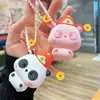 Chaveiro Gato da Sorte 2026 Divertido Alívio do Estresse Boneco Panda Máquina de Vendas Presente Pingente para Bolsa de Casal