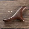 Cone de Massagem para Cuidados com o Cabelo de Sândalo, Dispositivo Triangular para Raspagem de Meridianos e Cuidados com Pontos de Acupuntura, Placa de Raspagem de Sândalo Dourado, Caixa de Presente Premium