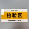 Señales de Área de Fábrica, Señales de Puerta de Hotel, Señales de Departamento de Almacén, Señales Personalizadas con Adhesivo Posterior, Doble Cara, Diseño Gratuito