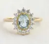 Sanjie Ins Celebridad de Internet Estilo Popular Simple y Moderno Anillo Dorado Creativo Clásico Circonita Joyería para Mujer Venta al por Mayor
