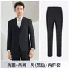 Roupas de Trabalho para Imobiliária Propriedade Mesmo Estilo Macacão Outono Feminino Terno de Negócios Azul Safira Conjunto de Terno Loja 4S Masculino