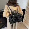 Bolso Tote Portátil Vintage de Alta Gama para Mujer 2024 Nuevo de Moda Simple para Ir al Trabajo Bolso de Axila Mochila Casual