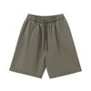 Pantalones Cortos Lavados de Algodón Puro Pesado de Verano 320g para Hombre, Casual Simple Holgado Oversize Lisos Personalizables