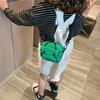 Bolsa Transversal Infantil Estilo Coreano Lona Pequena Bolsa Transversal para Meninos e Meninas Nova Fofa Jardim de Infância Bebê Mini Bolsa de Ombro Moderna