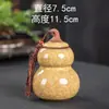 Pequeño Recipiente de Cerámica para Té con Esmalte de Grietas de Hielo, Empaque Pequeño para Té Kung Fu, Frasco Sellado para Pu'Er, Recipiente Portátil para Polvos Medicinales y Pomadas