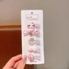 Pinza para el Pelo de Bebé, Pinza de Tela Linda de Dibujos Animados, No Daña el Cabello, Pinza para el Pelo Súper Linda, Accesorio para el Pelo de Bebé, Pinza para Flequillo de Cabello Corto