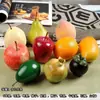 Modelo de Fruta de Simulación Plátano Falso Mango Manzana Aguacate Piña Uvas Accesorios Gabinete de Boda Adornos para Sala de Estar