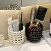 Caja de almacenamiento para toallas faciales recicladas para reutilizar en el baño, lavabo e inodoro; estante de almacenamiento para peines; caja de almacenamiento suave