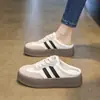 Medias Zapatillas para Mujer Primavera y Verano Ropa de Exterior 2025 Nuevas Súper Populares Zapatillas de Punta Abierta con Suela Gruesa Zapatos Casuales de Ponerse Fácil