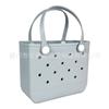 Bolsa de Cosméticos Explosiva de Venta Caliente Cesta de Agujeros Pequeños Multicolor Bolsito Lindo para Niños Bolsa de Viaje al por Mayor EVA Playa