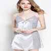 Nova Lingerie Sexy Sexy Sexy Tentação Renda Provocação Costas Nuas Conjunto de Saia Pijama Paixão Mulher Quente Roupas de Casa