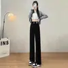 Jeans Vintage para Mujer Rectos de Cintura Alta Sueltos Verano 2024 Nuevos para Cuerpo Pera talla grande Pantalones de Pierna Ancha Adelgazantes