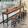 Mesa de bar para sala de estar balcón ocio bar pequeño taburete alto mesa estrecha simple mesa larga de pared combinación de mesa y silla