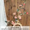 Camélia Artificial Camélia de Múltiplas Cabeças Casamento Exibição Doméstica Adereços para Fotografia de Casamento Fabricante de Exportação de Comércio Exterior Atacado