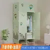 Guarda-roupa DIY simples para armazenamento de quarto, armário infantil montado de plástico, estante de armazenamento combinada minimalista, armazenamento dobrável