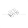 Esqueleto Transformador Ee16-10 Esqueleto Fuente de Alimentación Ampliada Ee Esqueleto Vertical de 3+3 Pines con Patas en L
