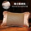 Tapete Almohada de Té Almohada Refrescante de Seda de Hielo Verano Almohada de Bambú Verano Adulto Soporte Columna Cervical Sueño Individual Masculino Hogar