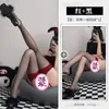 El body sexy de encaje con tirantes de Linlin Ting es seductor con un diseño de entrepierna abierta, no es necesario quitarlo, y añade un toque de atractivo erótico con medias negras 196