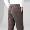 Pregunte sobre la distribución para Otoño e Invierno Pantalones Casuales de Pana Gruesos Forrados de Polar para Hombre, Pantalones Largos de Pana para Hombre