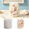 Molde de silicona para vela de coral vida marina relieve 3D sirena DIY adorno de yeso aromaterapia molde de resina