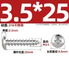 Tornillos Autorroscantes de Acero Inoxidable 316, Cabeza Redonda Ranurada, Tornillos para Madera de Cabeza Plana Extendida Yb845M2M3M4M5M6