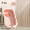 Bañera para Bebé Recién Nacido Puede Sentarse y Acostarse Bañera Plegable para Niños Soporte para Baño de Bebé Plástico Venta al por Mayor Recién Nacido
