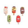 Juguete de Helado de Nuez de Dibujos Animados Accesorios de Joyería DIY Creativos Hechos a Mano Pegamento de Crema Resina Accesorios Pequeños Material para Pasadores
