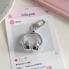 Chaveiro Pingente Minimalista Doce Legal 3D para Fone de Ouvido Estilo Cool Criativo Acessório de Bolsa para Fone de Ouvido Presente para Melhor Amigo