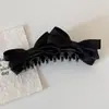 Presilha Banana com Laço Doce e Feminina, Novo Estilo, Estilo Suave, Presilha Vertical para Rabo de Cavalo Alto na Parte de Trás da Cabeça, Acessório de Cabelo Versátil