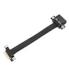 Cabo extensor de placa de vídeo PCI-E 3.0 1X para 1X cabo extensor de placa de vídeo de velocidade total estável