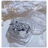 Papel de lámina dorada para decoración de uñas, joyería para uñas, nuevo 2025, ultra delgado, brillante, lámina de oro para uñas, fragmentos de lámina plateada, decoraciones, venta al por mayor