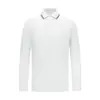 Nueva Camiseta Polo de Piqué Intercolor con Solapa de Manga Larga Antibacteriana, sin Marcas y que Absorbe la Humedad Ropa de Trabajo Personalizada Bordado