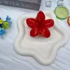 Pinza para el pelo de estilo vacacional romántico y colorido, popular transfronteriza, con flor de plumeria, accesorio floral fresco para el cabello para mujer