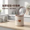 Bolsa isotérmica de papel de aluminio engrosado para almacenamiento de alimentos para bebés, con tejido impermeable y resistente al desgaste, cierre de cremallera, asa de transporte y correa para colgar en un cochecito.