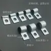 Abrazadera de Tubo Galvanizada de un Solo Lado Clip de Fijación de Cable Placa de Presión en Forma de P Soporte para Instrumentos Clip para Tubería de Aceite Silla de Montar para Pistola