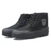 Zapatos de algodón forrados de felpa de caña alta camuflajeados zapatos de liberación para hombres y mujeres zapatos de entrenamiento para sitio de construcción al aire libre cálidos zapatos de algodón de caña alta venta directa de fábrica