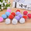 Nuevas Bolas de Peluche de Colores, Bolas con Hilo Plateado, Bolas de Cebolla, Accesorios para Juguetes Navideños, Accesorios para Decoración DIY, Al por Mayor en Stock