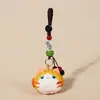 Llavero Colgante Tallado en Madera Hecho a Mano Gatito Colgante para Bolsa Curativa Linda para Mujeres Regalo de Cumpleaños