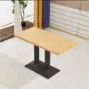 Mesa Retangular Comercial Personalizada para Catering Mesa para Hot Pot Restaurante de Chá com Leite Café Mesa de Jantar Lanches Rápidos Conjunto de Mesa e Cadeira