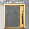 Caixa de Presente com Caderno de Couro Macio Conjunto Personalizado com Logotipo Imprimível Presentes Corporativos Empresariais Presentes Lembranças