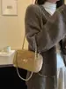 Cross2026 Otoño Nueva Moda Bolso de Mano Retro Patrón de Diamantes Bolso de Hombro Cadena Sensación de Alta Gama Bolso de Hombro Único