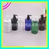 Frasco com bomba de 300ml, frasco de ombro baixo, frasco para álcool em gel, frasco dispensador de gel de banho, frasco branco com bomba de rosca de 300ML