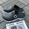 Nuevas Pantuflas de Media Puntera para Hombre, para Verano, para Exterior, Sandalias de Moda para Estudiantes Masculinos, Zapatos Casuales, Sandalias Antideslizantes de Suela Gruesa