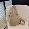 Bolso de Pecho de Moda Simple para Mujer Distintivo para Viajes Diarios Japonés Versátil Bolso de Mano Gran Capacidad para Salir Bolso de Hombro Cruzado