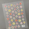 Pegatinas para Uñas con Relieve de Flor de Lirio Cruzado Lote Mixto Múltiples Estilos Flor del Diablo 3D Pegatinas para Uñas DIY Estilo CA