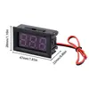 Display LED de 0,56 polegadas, Três Dígitos, Fio Duplo, Alta Precisão, Cabeça Voltimétrica de Alta Tensão DC 5-120V DC