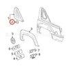 11518357 es adecuado para clips de sujeción de molduras de panel de puerta y clips de moldura de Chevrolet GM General Motors