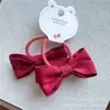 Nuevo tocado de lazo para niños, diadema para bebé, estudiantes de primaria, colorido, hermoso, macarrón, no daña el pelo, goma elástica