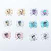 Joyería para uñas de chica guerrera bonita corazón de dragón lazo taladro de uñas lote mixto hielo transparente diamante amor tridimensional decoración de uñas