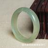 Direto da fábrica Pulseira de jade Xiuyan Fundo de gelo de jade Xiuyan Flor flutuante verde Pulseira de jade edição de colecionador feminina Fornecimento ao vivo